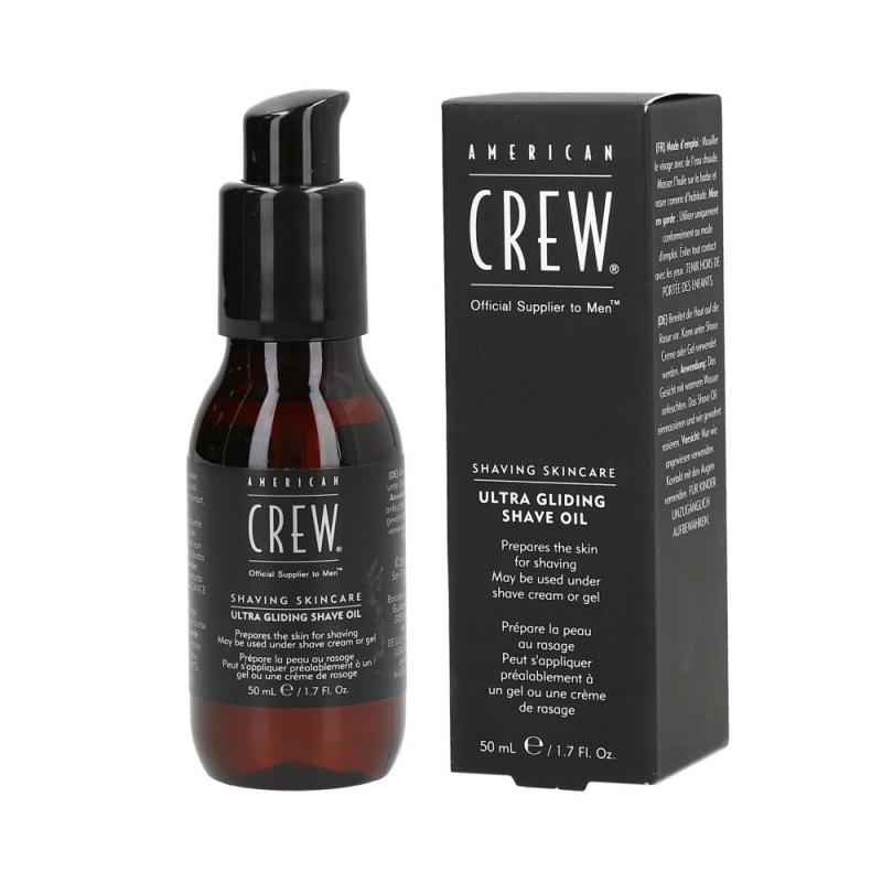 American crew lubricating shave oil масло для бритья 50 мл